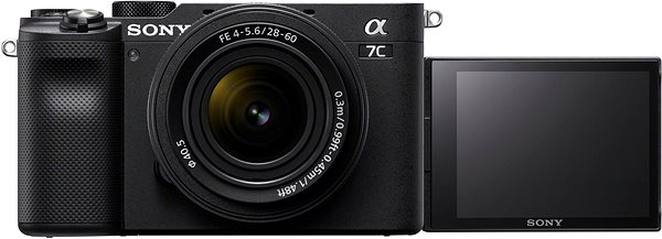 Digitálny fotoaparát Sony Alpha A7C + FE 28–60 mm f/4 – 5,6 čierny+ Grip GP-VPT2BT + Mikrofón ECM-W2BT Vlastnosti/technológia