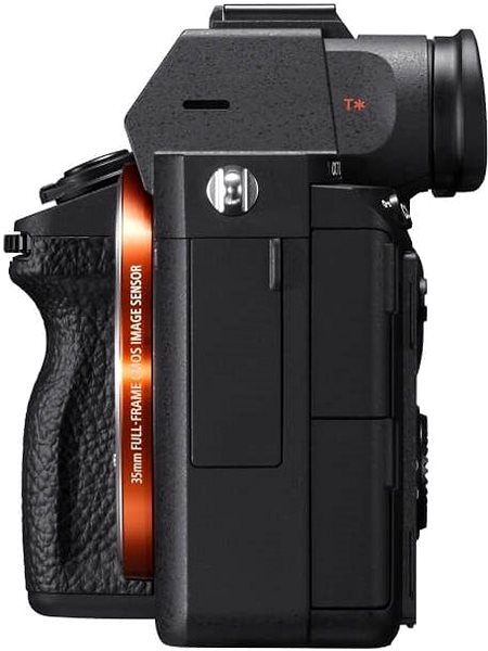 Digitalkamera Sony Alpha A7 III + FE 28-60 mm f/4-5.6 Seitlicher Anblick