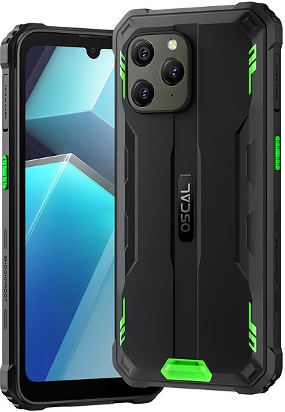 Mobiltelefon Oscal S70 Pro zöld ...