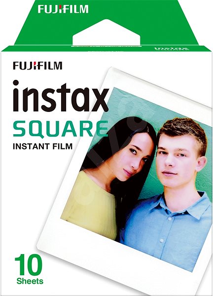 Instant fényképezőgép Fujifilm Instax Square SQ1 narancs + 10x fotópapír ...