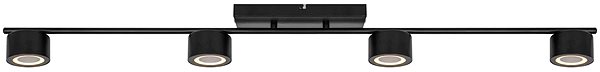 Ceiling light Nordlux Built-in LED ceiling light Clyde 2700 K - black .