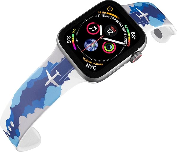 Řemínek Mi-Band Let v oblacích pro Apple Watch 42/44/45 mm ...