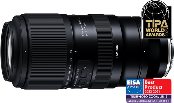 Objektív Tamron 50–400 mm F/4.5 – 6.3 Di III VC VXD pre Nikon Z ...