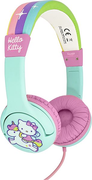 Kopfhörer OTL Hello Kitty Unicorn Seitlicher Anblick