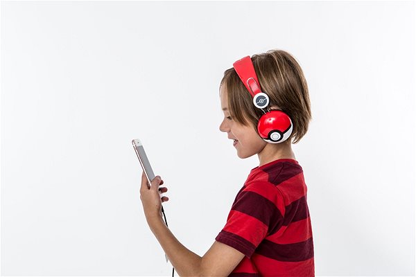 Fej-/fülhallgató OTL Pokémon Pokeball Tween Dome Lifestyle
