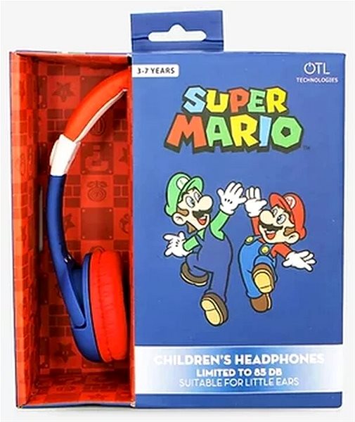 Fej-/fülhallgató OTL Super Mario Csomagolás/doboz