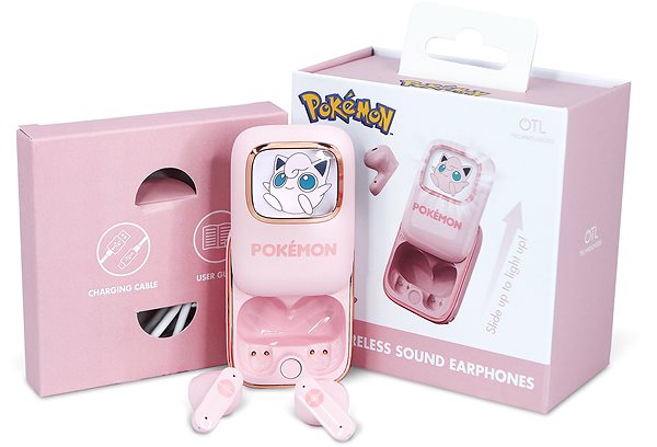 Wireless Headphones OTL Pokémon Jigglypuff Slide TWS Earphones ...