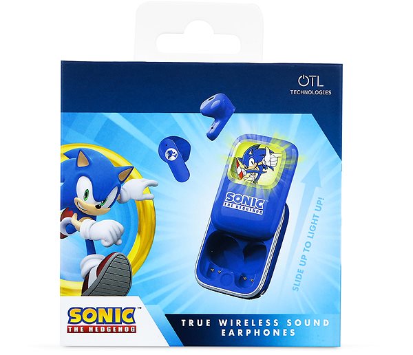 OTL Sonic the Hedgehog Slide TWS Wireless Earphones .