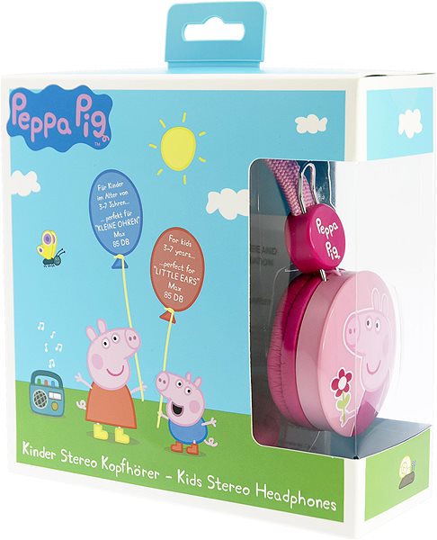 Fej-/fülhallgató OTL Peppa Pig Pink Kids Core ...