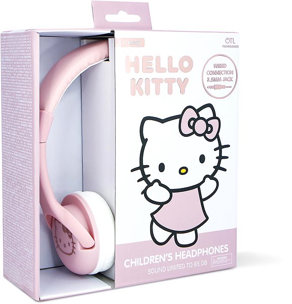 Fej-/fülhallgató OTL Hello Kitty Rose Gold Children's Headphones ...