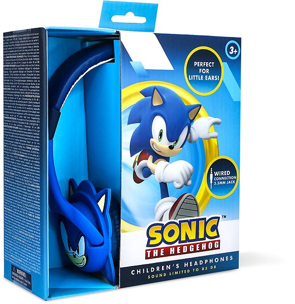 Slúchadlá OTL Sonic The Hedgehog 3D Children's Headphones ...
