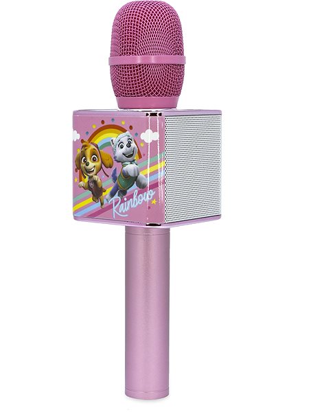 Gyerek mikrofon OTL PAW Patrol Pink Karaoke Microphone Oldalnézet