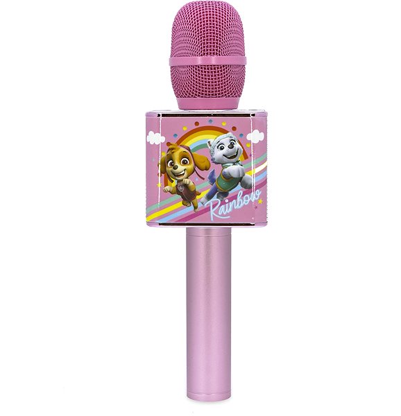 Gyerek mikrofon OTL PAW Patrol Pink Karaoke Microphone Képernyő