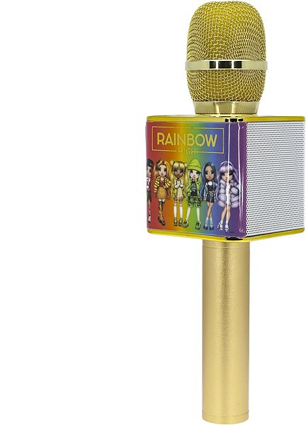 Gyerek mikrofon OTL Rainbow High Karaoke Microphone Oldalnézet
