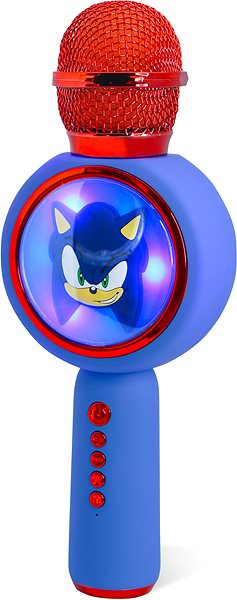 Dětský mikrofon OTL Sonic the Hedgehog PopSing LED Karaoke Mic ...