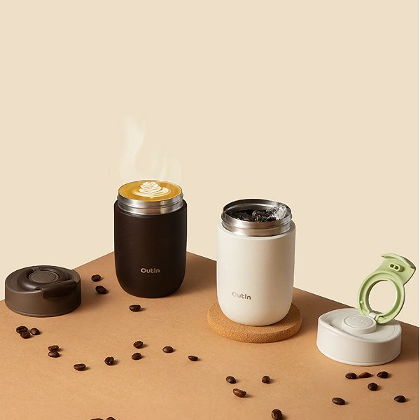 Thermotasse OUTIN Travel Tumbler Terra Brown Cup ...