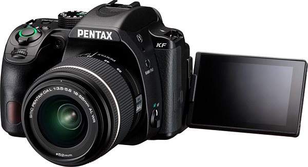 Digitális fényképezőgép PENTAX KF fekete + DA L 18-55 WR ...