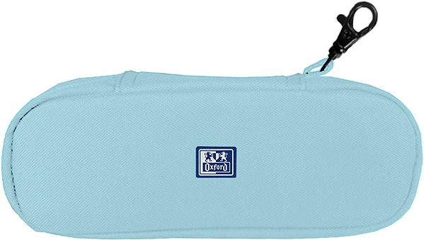 OXFORD Etue school pencil case, light blue.