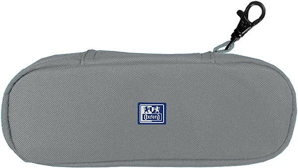 OXFORD Etue school pencil case, grey.
