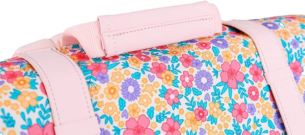 OXFORD Little Flowers school bag, pink.