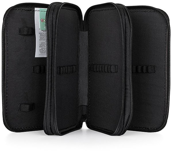 Federmäppchen OXYBAG Unicolor 3 Etagen, black ...