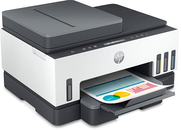 Inkjet Printer HP Smart Tank Wireless 750 All-in- One Lateral view