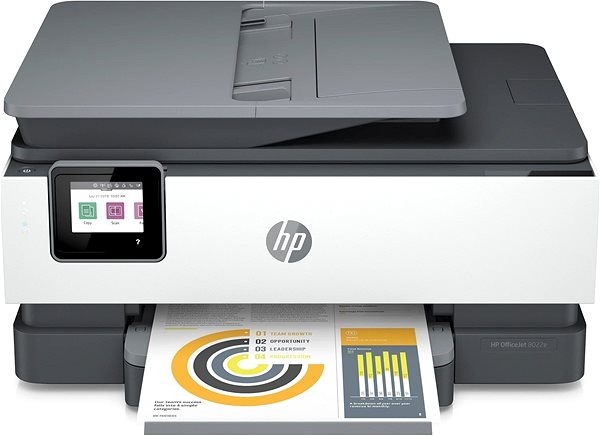 Inkjet Printer HP OfficeJet Pro 8022e All-in-One Screen