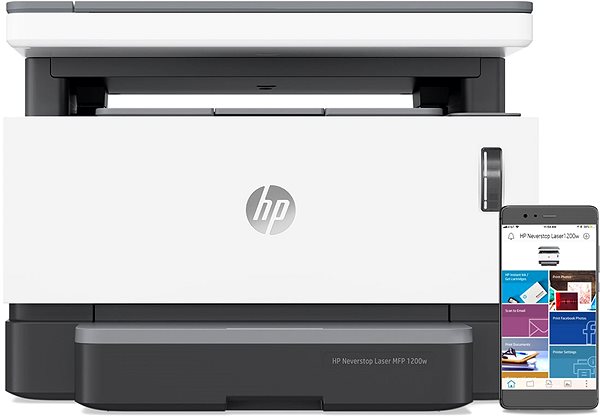 Laserdrucker HP Neverstop Laser MFP 1200w Screen
