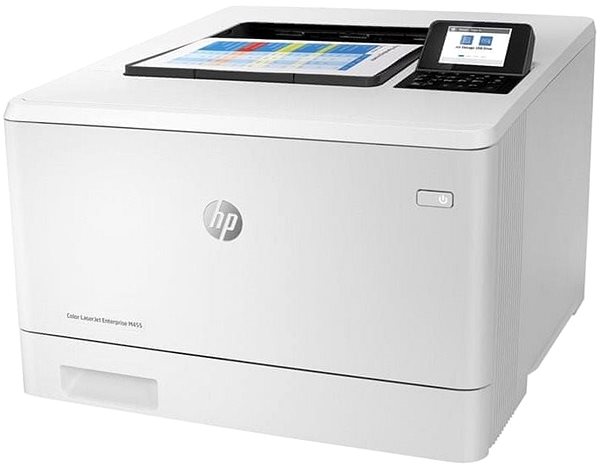 Laserdrucker HP Color LaserJet Enterprise M455dn Seitlicher Anblick
