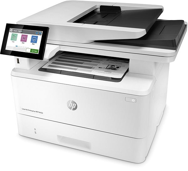 Laserdrucker HP LaserJet Enterprise MFP M430f Seitlicher Anblick