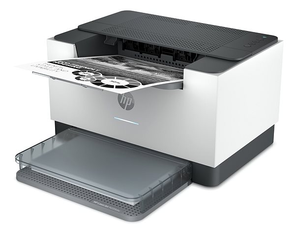 Laserdrucker HP LaserJet M209dwe Seitlicher Anblick
