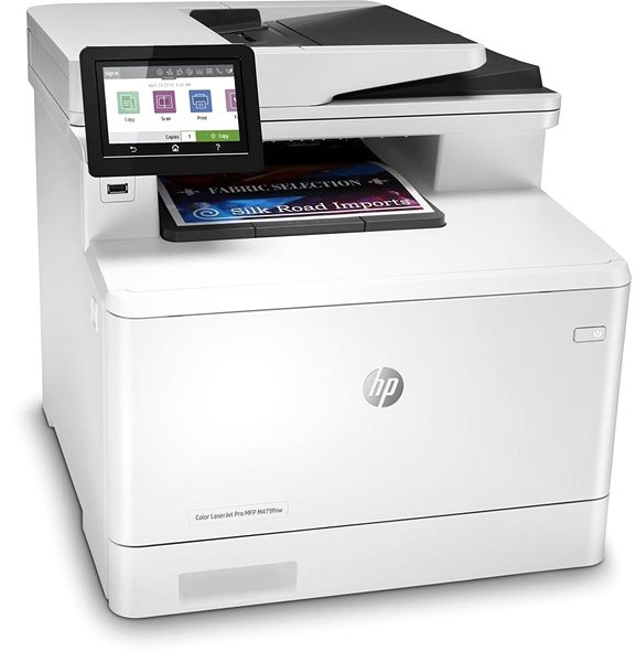 Laserdrucker HP Color LaserJet Pro MFP M479fnw Seitlicher Anblick