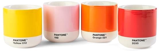 Thermal Mug PANTONE Mug Cortado Set - Orange, Red, Yellow, Pink Screen
