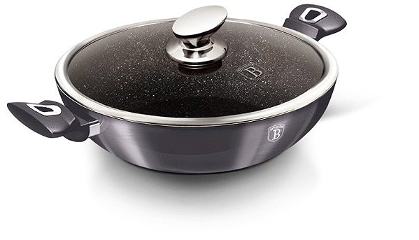 Pan BERLINGERHAUS Deep pan with lid 30 cm Carbon Pro Line .