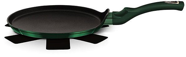 Pans BERLINGERHAUS Pancake pan with titanium surface 25 cm Emerald Collection .