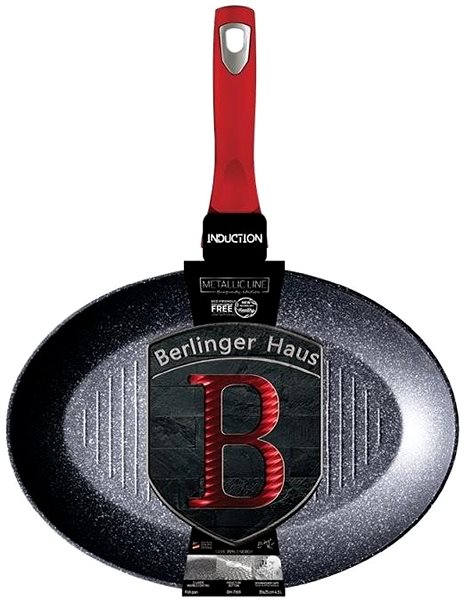 Pan BERLINGERHAUS Fish pan with non-stick surface 35 cm Burgundy Edition .