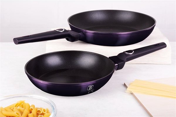 Pan BERLINGERHAUS Pan with titanium surface 20 cm Purple Eclipse Collection BH-6624 ...