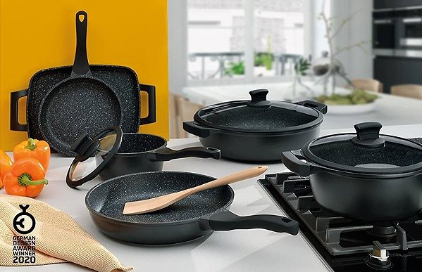 Pan KELA Deep pan with non-stick surface Stella Nova 28 cm .