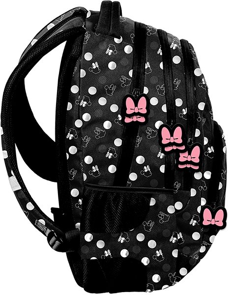 School Backpack PASO School backpack Minnie Mouse with polka dots ...