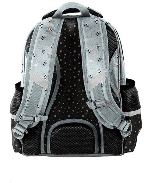 School backpack PASO School backpack Panda with crown .