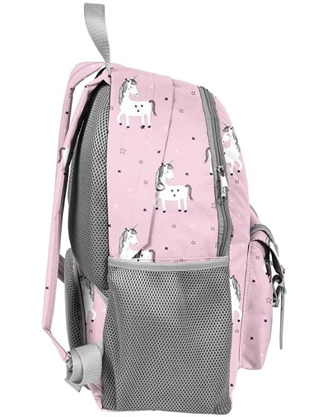School backpack PASO School backpack Unicorn Real with buckles .