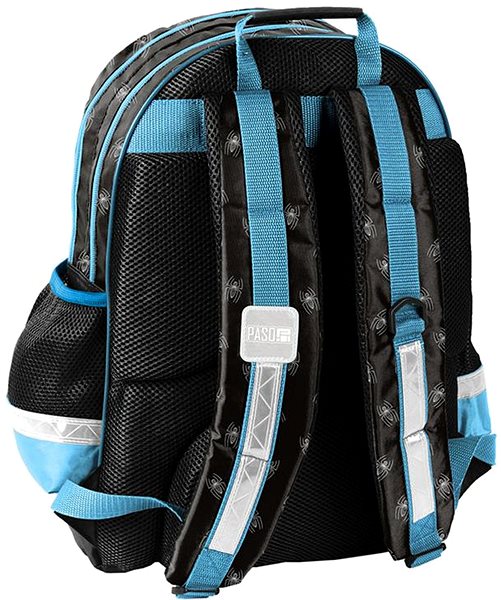 Backpack Paso school backpack Spiderman black .