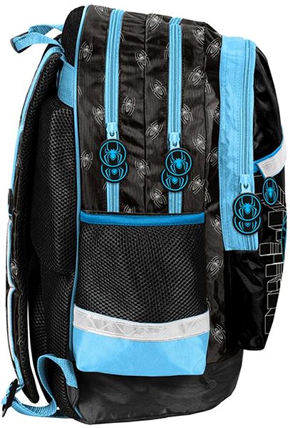 Backpack Paso school backpack Spiderman black .