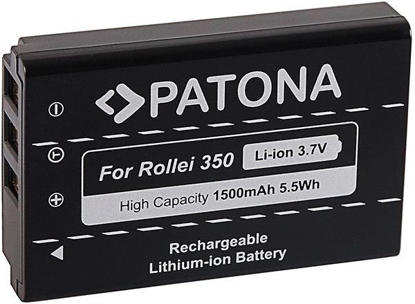 Fényképezőgép akkumulátor PATONA Rollei Powerflex 350 WiFi-hez ...