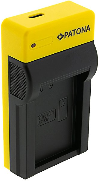Ladegerät für Kamera- und Camcorder-Akkus PATONA Foto Canon LP-E12 slim, USB-C ...