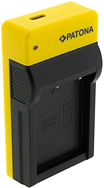Ladegerät für Kamera- und Camcorder-Akkus PATONA Foto Fuji NP-W126 slim, USB-C ...