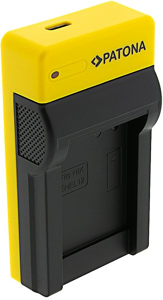 Ladegerät für Kamera- und Camcorder-Akkus PATONA Foto Nikon EN-EL12 / NP-FM500H slim, USB-C ...