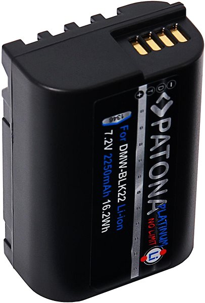 Kamera-Akku PATONA für Panasonic DMW-BLK22 2250mAh Li-Ion Platinum DC-S5 ...
