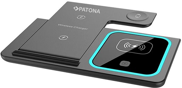 MagSafe vezeték nélküli töltő PATONA vezeték nélküli töltő iPhone 3in1-15W Qi, Apple watch, Airpod számára ...