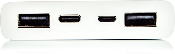 Powerbank Eloop E39 10000mAh Weiß Anschlussmöglichkeiten (Ports)